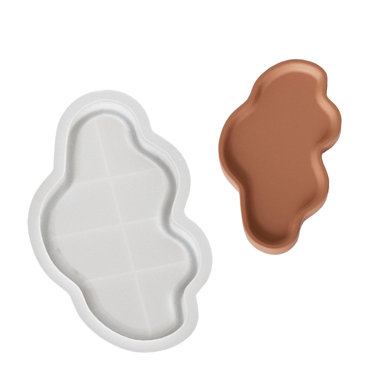 

Большие овальные прочные силиконовые формы для подносов из смолы и бетона, товары для рукоделия, украшения дома, касты для посуды, ежедневное использование T1