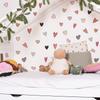 Bemaltes herzförmiges Kombinationsschlafzimmer Kinderzimmer Heimdekoration und Verschönerung Wandaufkleber