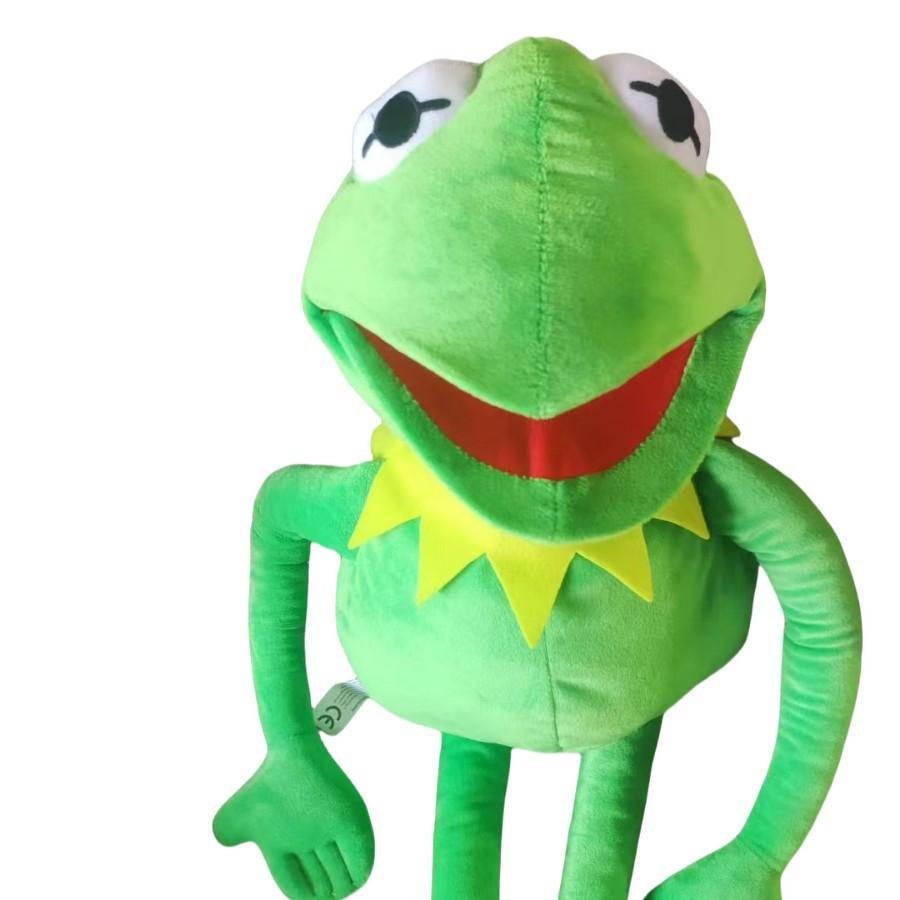 Nieuwe Kemit Groene Kikker Cartoon Marionet Pop Cartoon Pluche Speelgoed Grote Pop