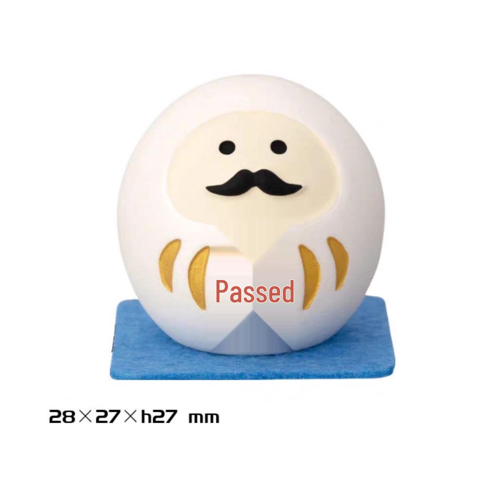 ZAKKA Japanese Cat Figurine - Hand-Painted Student Gift, Trendy INS Blind Box Resin Ornament