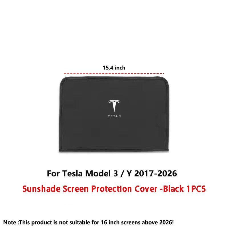 

For Tesla Model 3 Y Juniper Screen Protection Cover Anti-UV Sunshade Center Console Navigation Display Dust Case Car Accessories