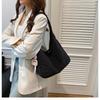 Korean Style Canvas Tote Bag Fashion Simple Large Capacity Shoulder Bag for Women KTB