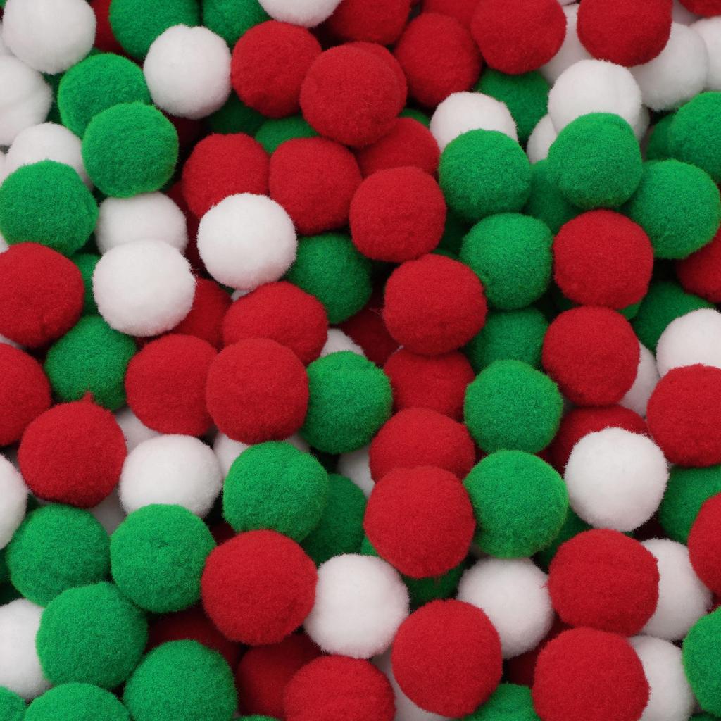 20-200 Stück Bunte Pompon-Plüschbälle Gemischte Farbe Kreatives Kinder-Handarbeitsmaterial Glitzer-Schaumstoffball DIY Bastelbedarf