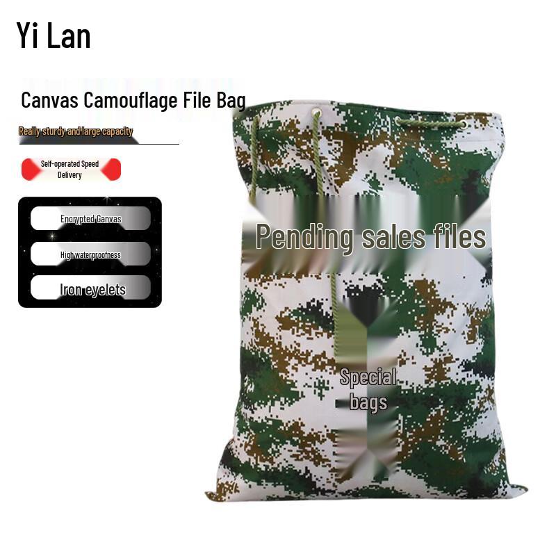 Yilan Canvas Confidential Archival Document Bag