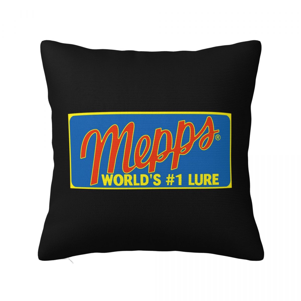 

Mepps World s #1 Lure Pocket Square Pillowcase Cushion Cover Pillow Case Throw Pillow Cover for Home Sofa Living Room 12x12Inch