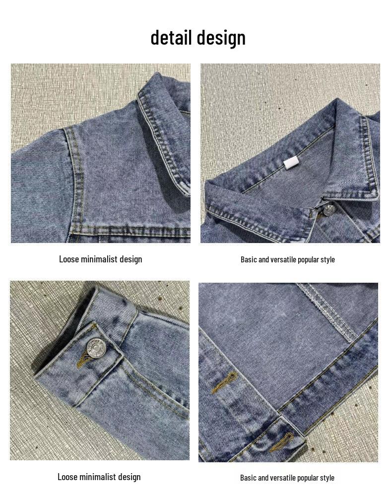 Retro Women's Short Denim Jacket
