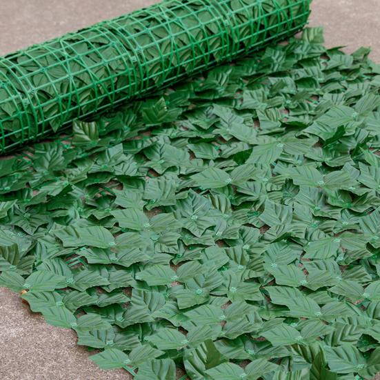 Cerca de Hera Artificial Jardim Tela de Privacidade de Verdura Falsa Proteção contra Desbotamento UV Sebe Falsa