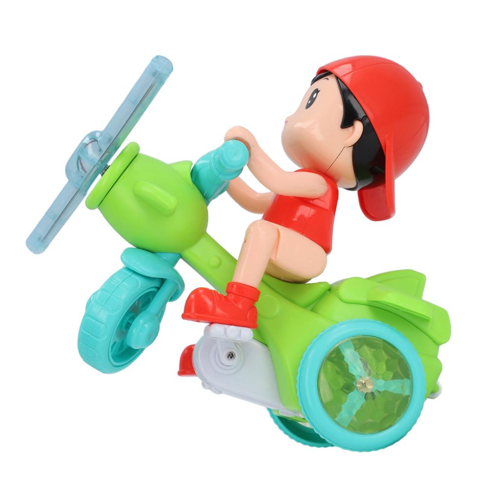 Electric Tricycle Toy Cool Light Dynamic Music Removable Cute Look Trike Musical Toy for Baby Toddlers