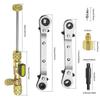 Valve Core Remover Installer Tool, Refrigeration Wrench With Bit Adapters,Valve Core Easy Install