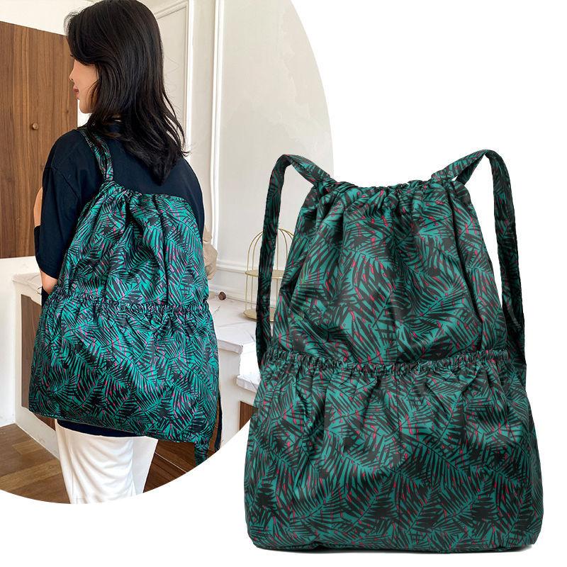 Nylon-Bündel-Taschen-Rucksack, Outdoor-Sporttasche, große Kapazität, leichter Reiserucksack