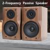 6.5 Inch Subwoofer Speaker Passive Bookshelf HiFi Speaker Two-Way Surround Sound Desktop Speaker Sound Box Power Speaker 200W