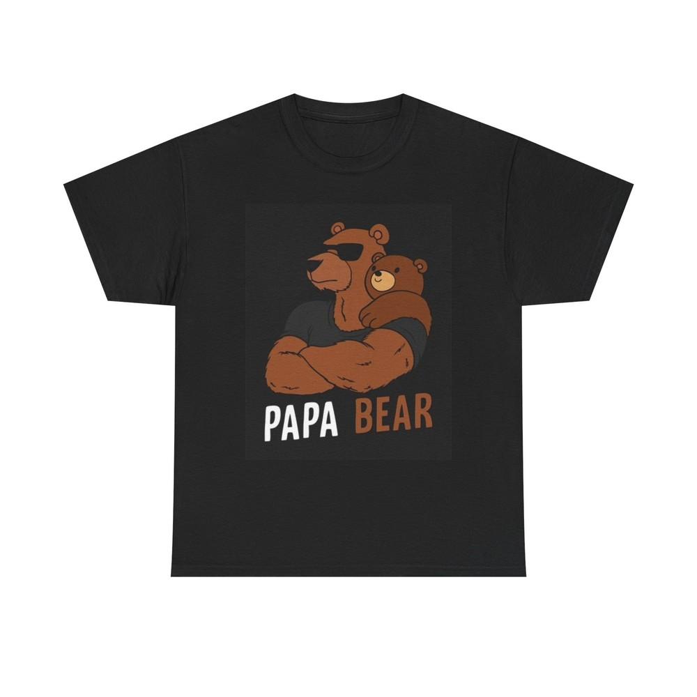Papa bear T Shirt Funny Bear Graphic Dad Jokes Unisex Heavy Cotton Tee Unisex T-Shirt XXXXL