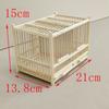 Grasshopper Cage Handmade Bamboo Woven Cricket Cage Double Grid Bamboo Cage Cultural And Playing Insect Cage