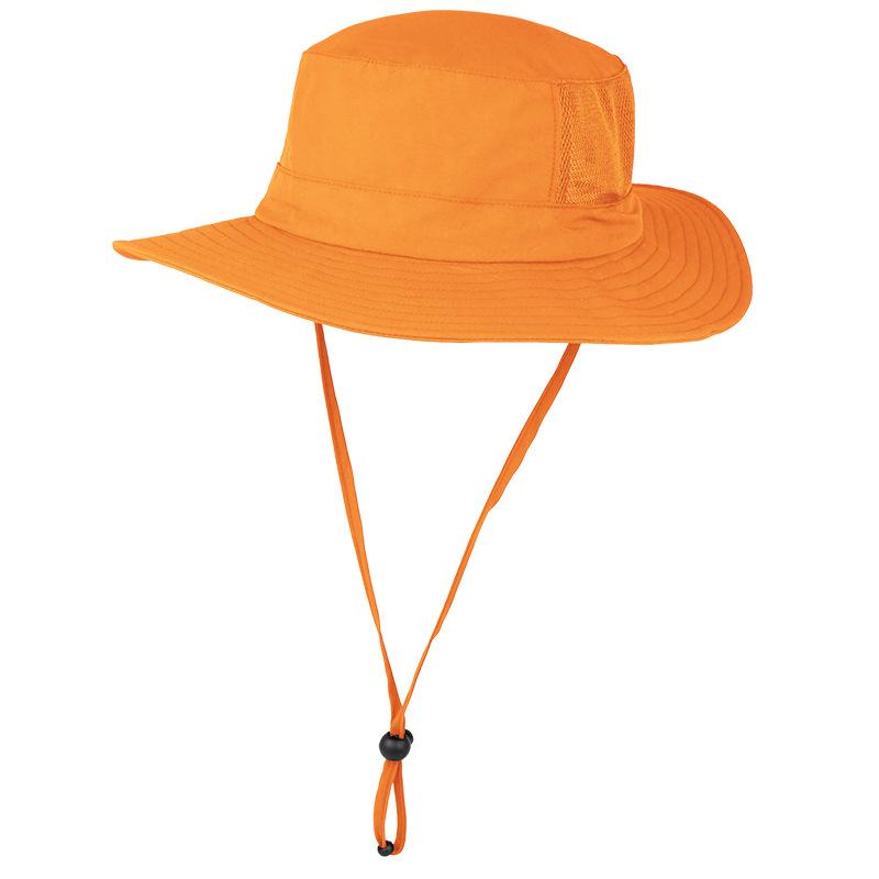 

Мужская панама для улицы, быстросохнущая, тонкая, дышащая, солнцезащитный козырек, женская панама с широкими полями, защита от брызг, повседневная рыбацкая шляпа оранжевый