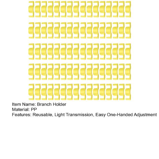 Branch Holder Plant Training Low Stress Light Transmission Airflow Stem Benders Clips Reusable Control Indoor Gardening