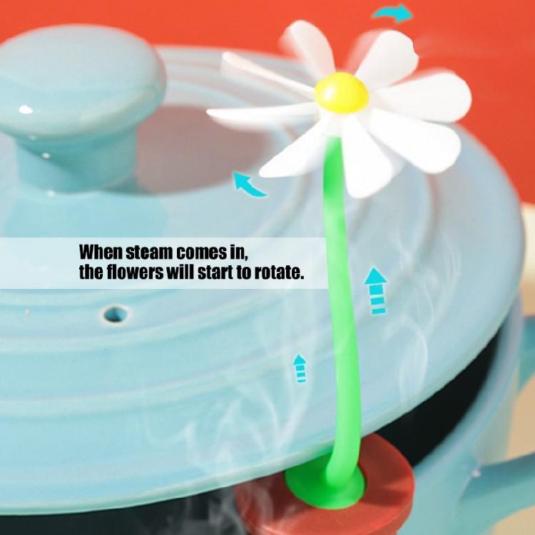 Multipurpose Silicones Pot Cover Lifter Prevents Food Overflow Dishwasher Safe Kitchen Tool Daisy Flower Shape