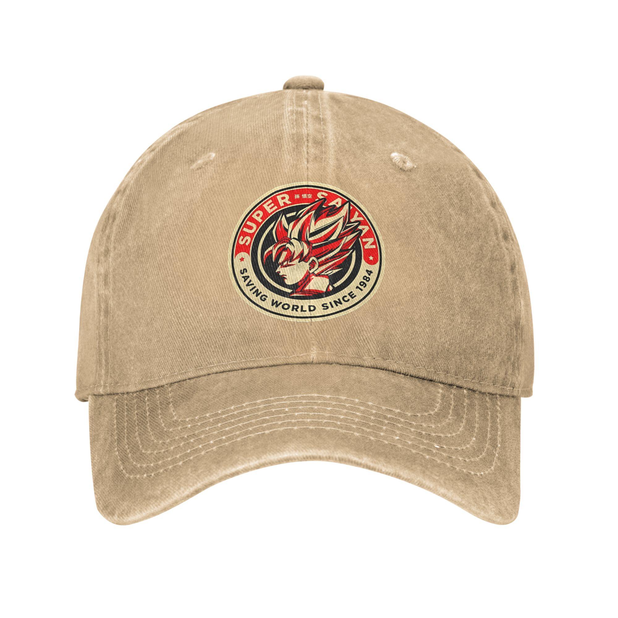 

Dragon Ball SUPER SAYAN SAVING WORLD Men Women Baseball Cap Distressed Denim Washed Caps Hat Fashion Running Golf Gift Sun Cap One Size хаки