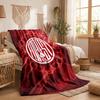 Coperta in Flanella con Stampa Calcio Nottingham Forest Morbida Calda Coperta da Divano Letto per Casa Ufficio Camera da Letto