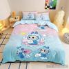 Cute Teeth New Anime La-BuBu Pink Duvet Cover Set HD Comforter Cover for Kids Bedding Sets Bedclothes Bedroom Decor