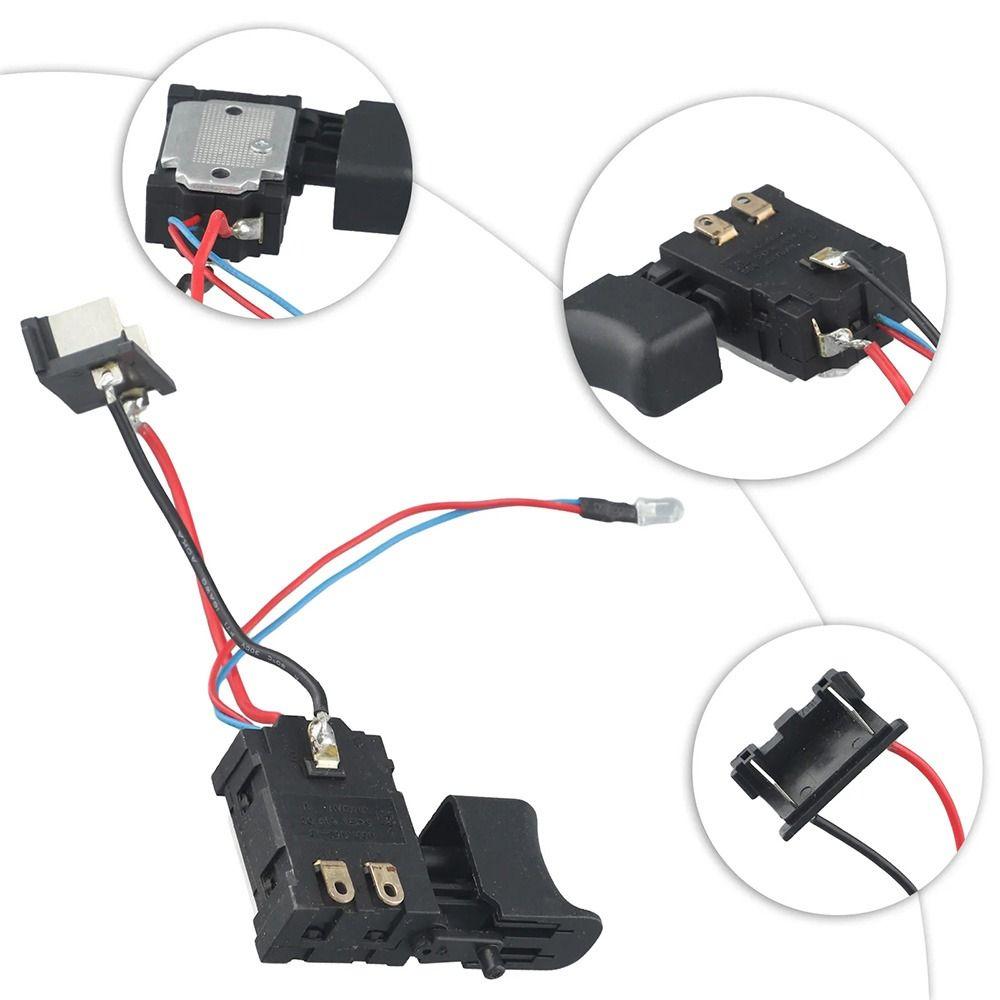 1Pcs Universal Electric Drill Control Switch 21V Push Button New Trigger Switch Cordless Drill
