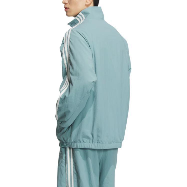 Adidas 3 Stripes Jacket Unisex Cyan JI6648