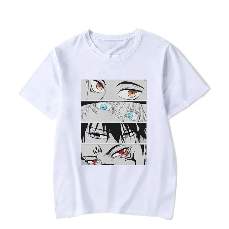 

Japanese Anime Print Summer Clothes Tshirt Large Size Harajuku Short Sleeve Womens Unisexs Casual Cotton Tshirt Unisexs Tops S