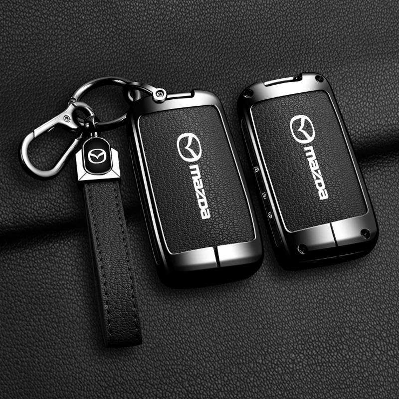 Car Key Cover Case Holder Shell Protection Fob For Mazda 3 Alexa CX30 CX-4 CX5 CX-5 CX8 CX-8 CX-30 CX9 CX-9 Keychain Accessories