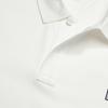 Fila White Fashion Simple Classic Casual Versatile Comfortable Brand Logo Knitted Short Sleeve Polo Shirt Men Tops Cloud-Mushroom-White F51M623101FWT