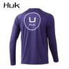 HUK Fishing Clothes Luya Long-sleeved Round-neck T-shirt Men's Sunscreen Quick-drying Breathable