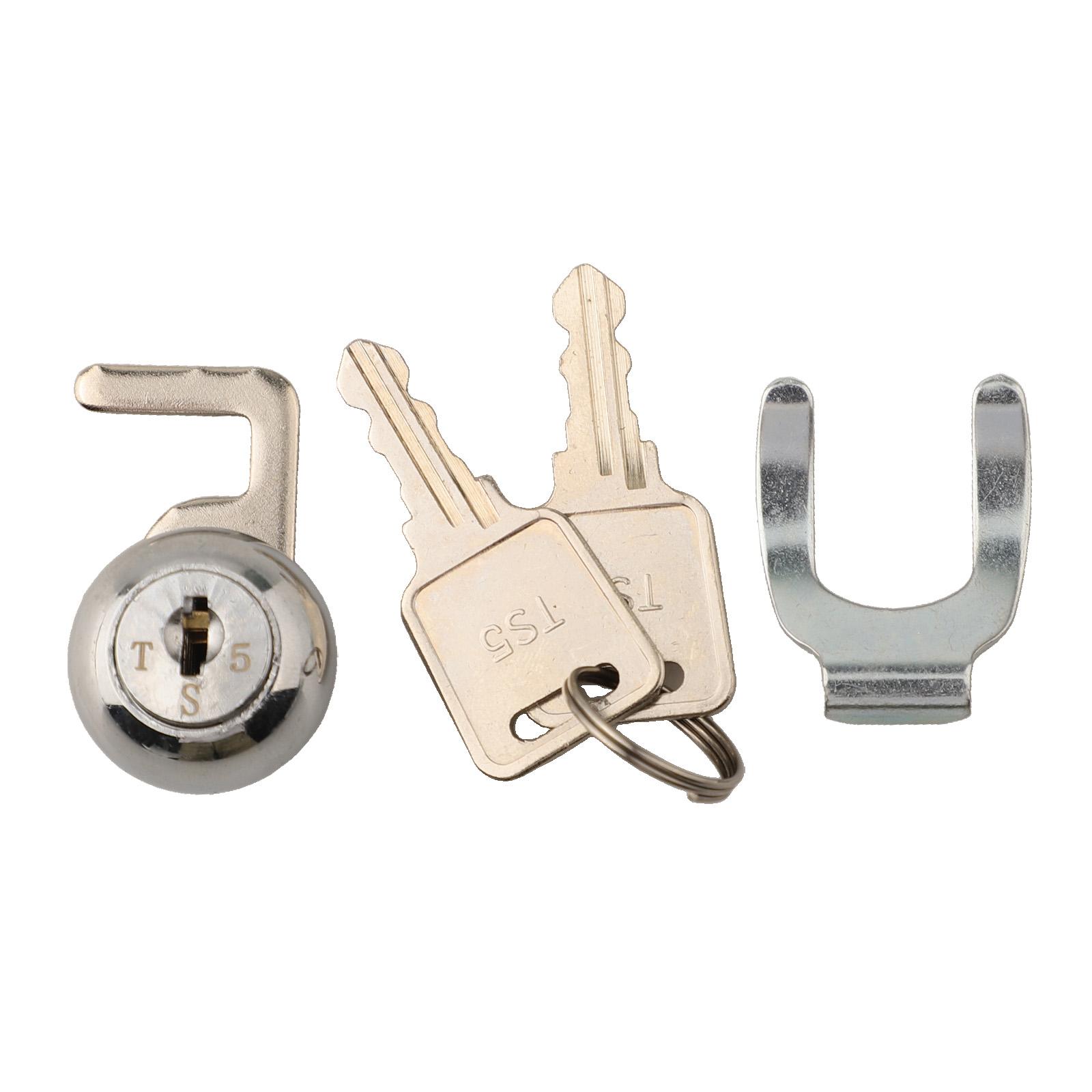 Cam Lock with Quick Clip Feature for Enhanced Security in For Cash Drawers Gym Lockers and More Zinc Alloy Material