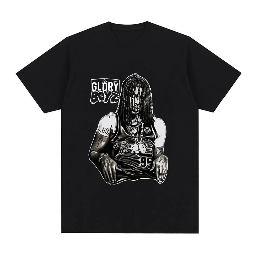 I Love Chief Keef T Shirt Unisex's Fashion Casual Short Sleeve T-shirt Vintage Gothic Oversized Cotton T-shirts Hip Hop Streetwear Unisex Top