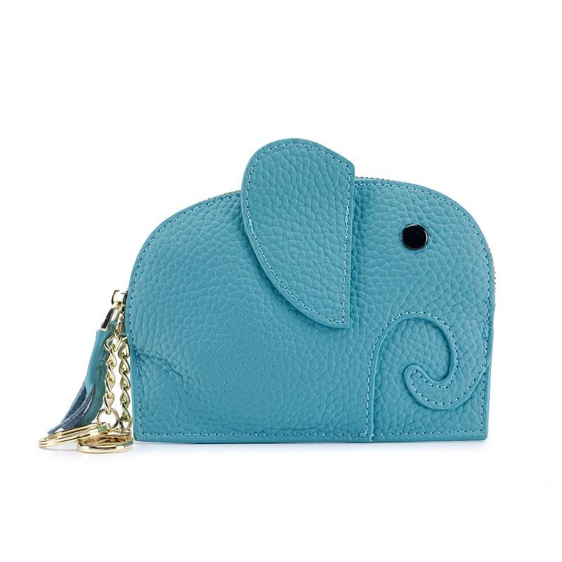 

Japanese change bag insleathercoinpurse leather elephant mini creative coin bag female cute bag