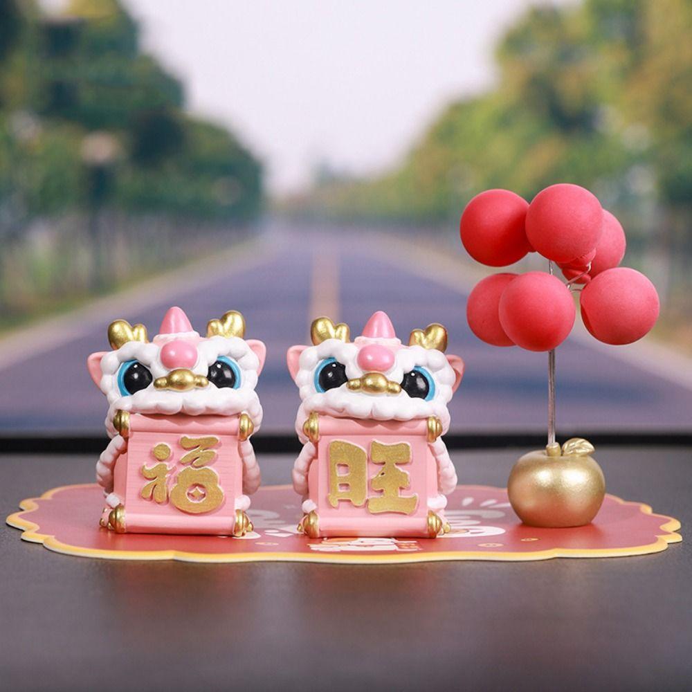 Chinese Style Wake Lion Ornaments Traditional Spring Festival Ornaments  Home Decor