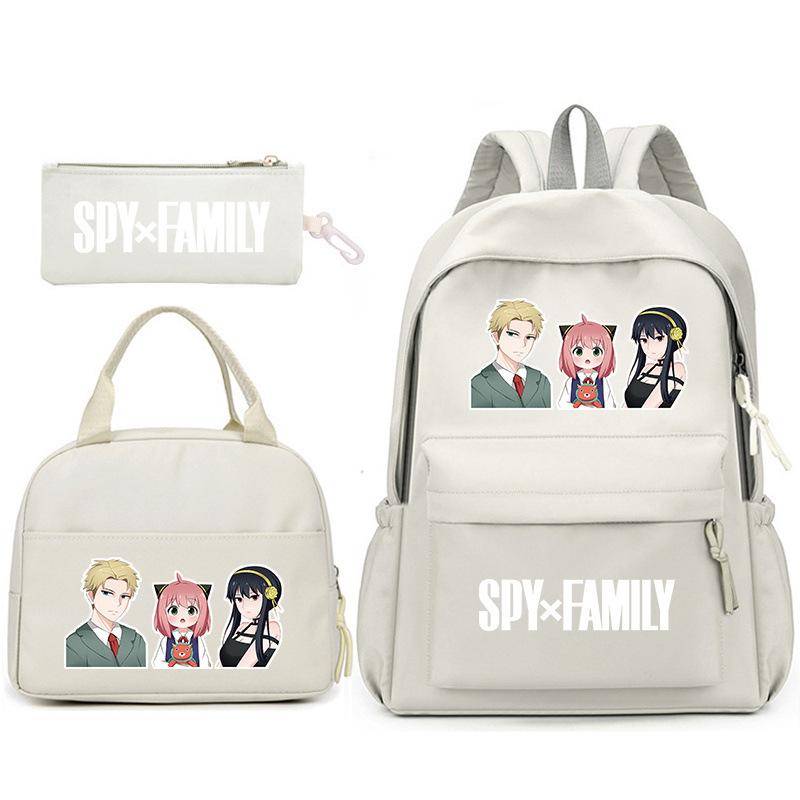 School Season Spy Playhouse Printed Backpack Pencil Bag Shoulder Bag Leisure Primary And Secondary School Students Schoolbag
