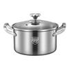 316L Stainless Steel Soup Pot with Handles - Non-Stick for Steaming, Cooking, and Stewing On Induction Cookers