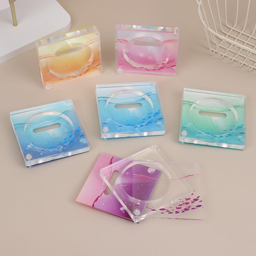 Transparent Badge Display Ornament Acrylic Badge Display Stand  For 58mm Badge