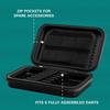 Target Darts Takoma Wallet XL Darts Case Holds 6 Darts and Accessories Aqua