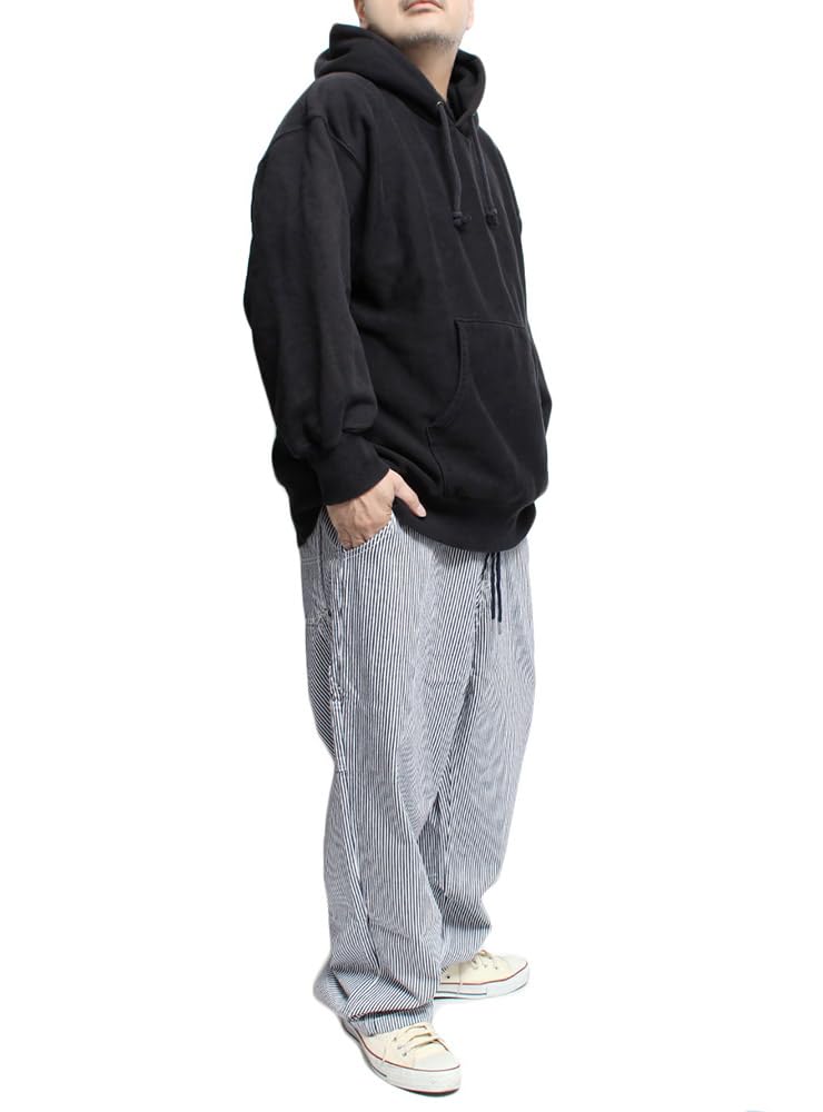 One Colors Denim Loose Denim Painter Size Hickory Men's Wide-Leg Pants, Distressed, Fit, Wide-Leg Jeans, Pants, 3L,