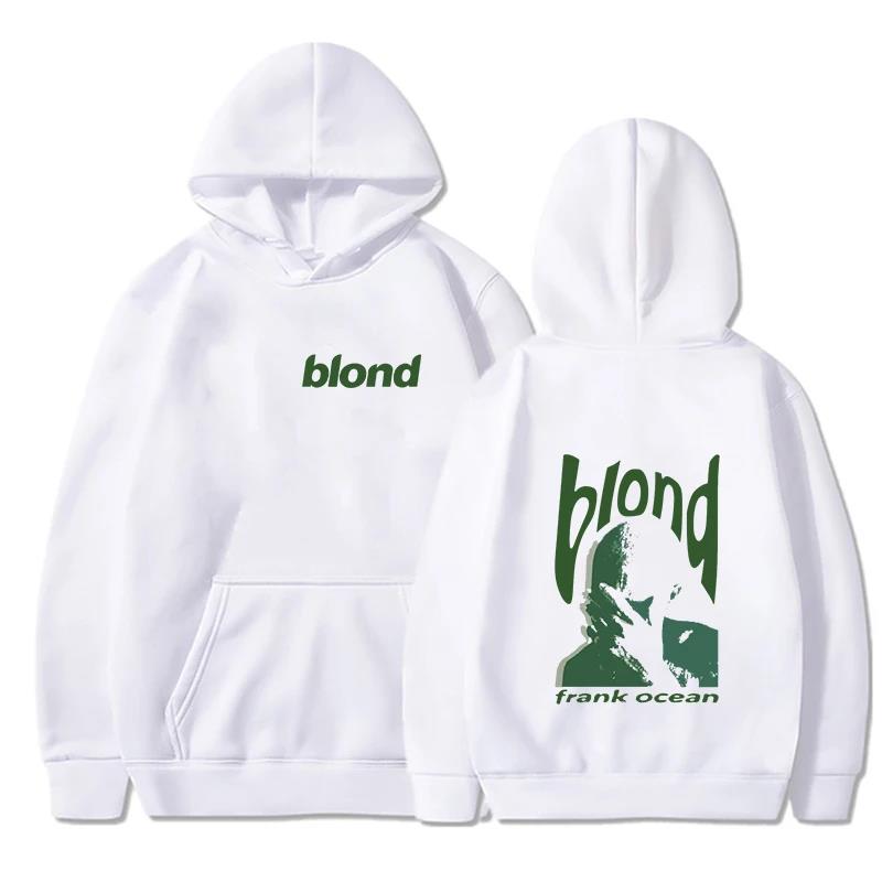 New Rapper Frank Retro Graphic Men's Hoodie Hip Hop Ocean Album Clothing Sweatshirt Y2k Unisex Blond Fashion Oversized Pullovers