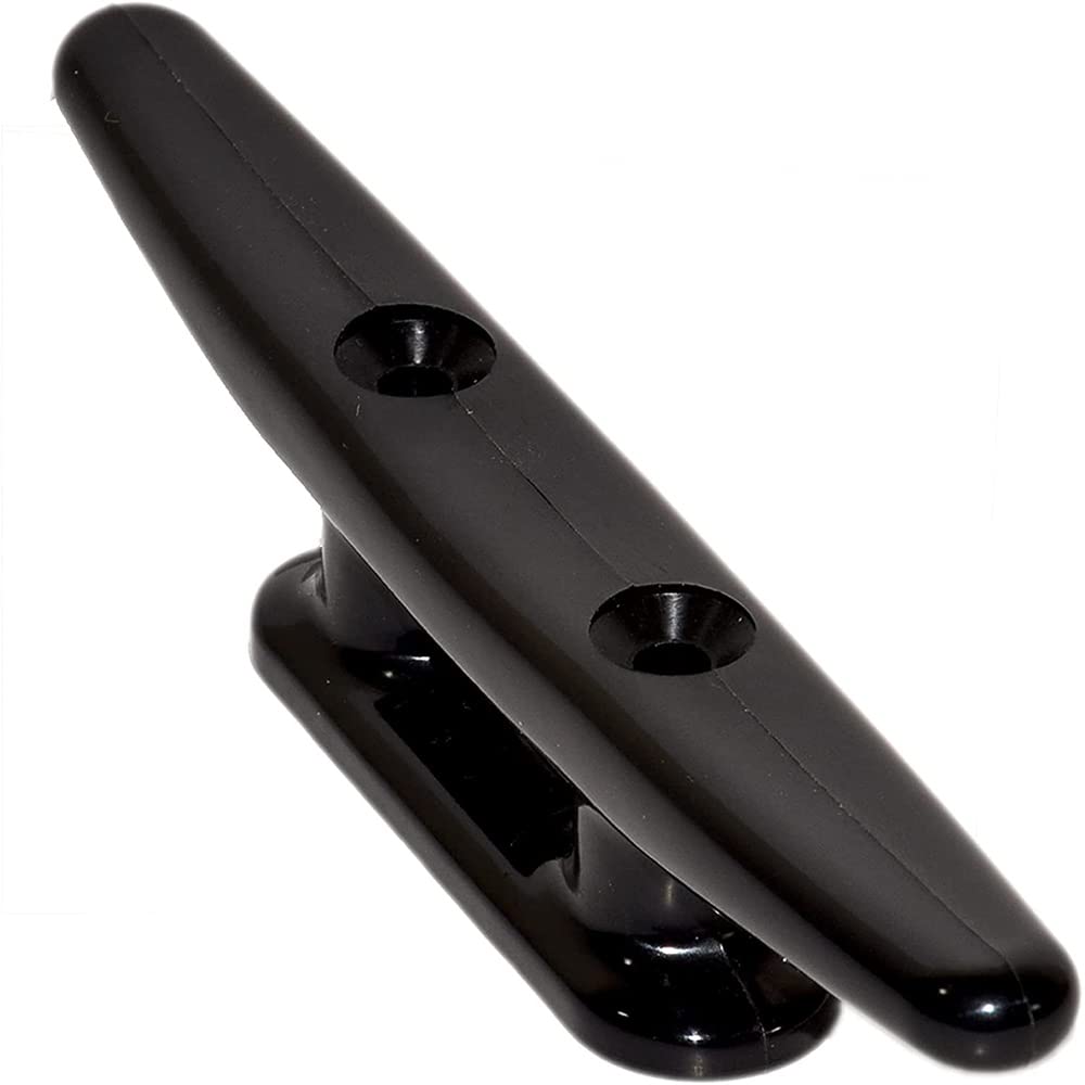 Oikabio 4 Pack 4" Black Boat Cleats Kayak Cleats Boat Dock Cleats for Boat,