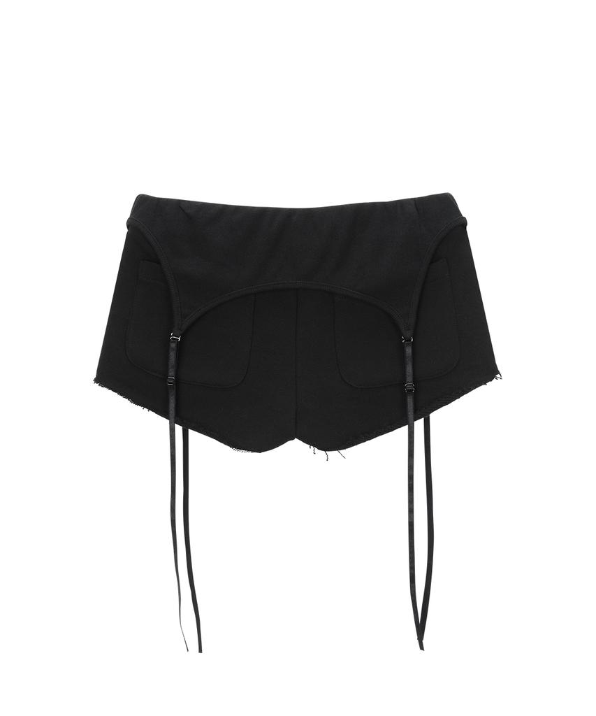 Sailpeulei Layered Shorts / Black