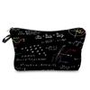 Women Chemical Physics Formulas Print Cosmetic Bag Toiletries Organize Travel Storage Case 6768
