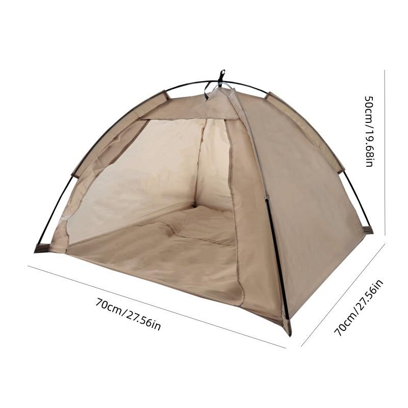 Large 70cm Pet Tent Cats Dogs - Breathable Oxford Fabric Shelter All Season Outdoor Indoor Use