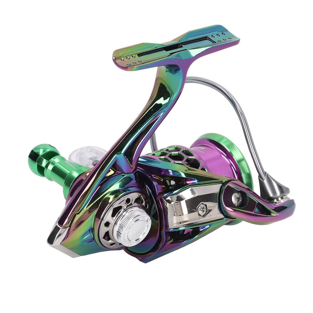 Fishing Reel 13+1BB Carbon Lightweight Compact Hollowed Shallow Cup Diagonal Mouth Spinning Reels for Saltwater