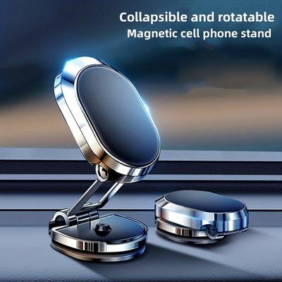 Universeller magnetischer Autotelefonhalter, einfach zu installieren, verstellbarer Winkel, sicheres Fahren, Navigation, Handyhalter, Freisprech-Telefonständer