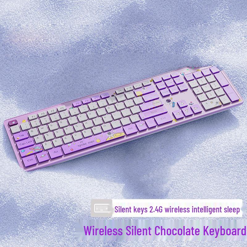 Wireless Esports Gaming Keyboard and Mouse Set - Silent for Desktop, Laptop, or Office Use