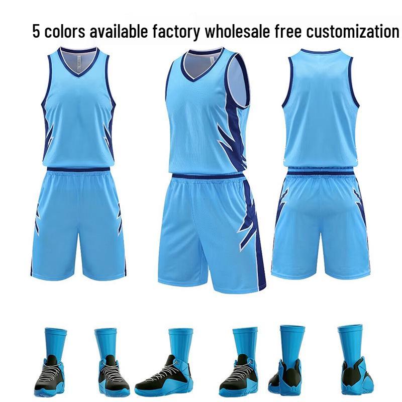 Speedy Adult & Kids Custom Basketball Uniform Set - Breathable, Sweat-Absorbent Jersey
