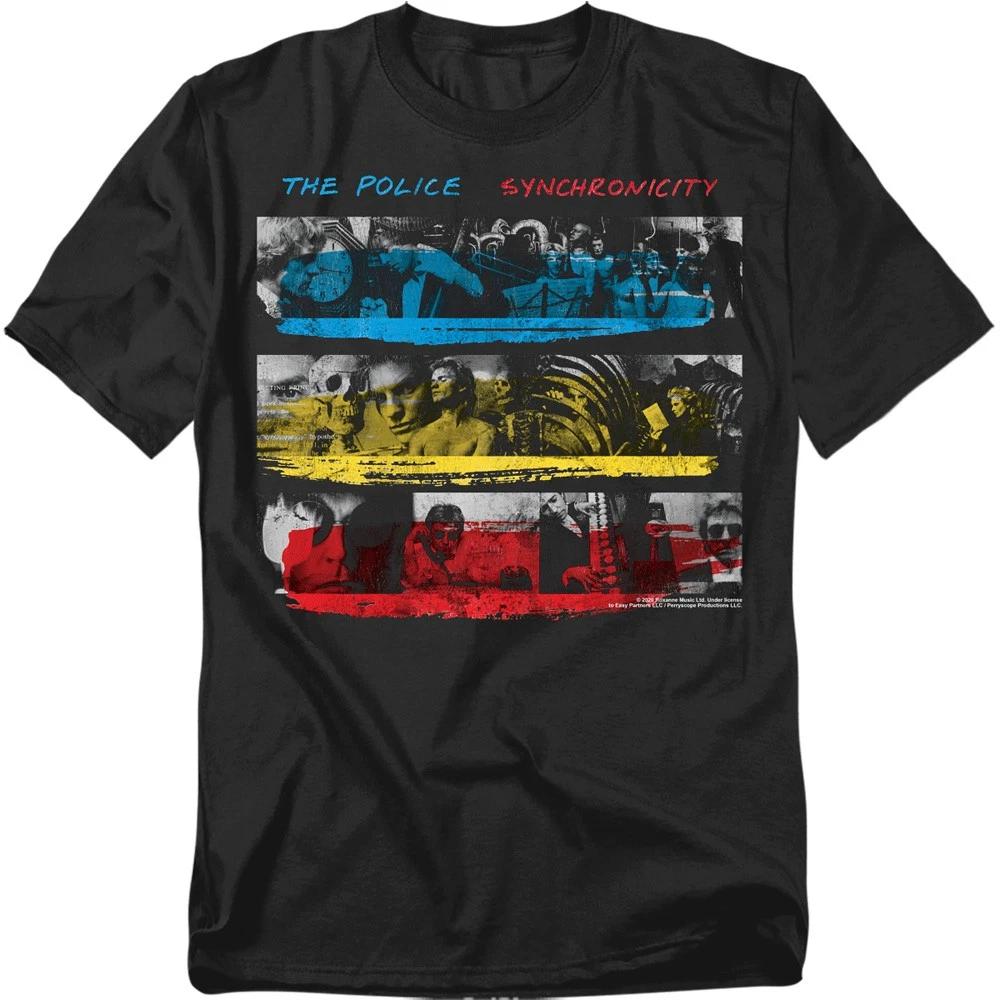 The Police - Syncronicity - Unisex Short Sleeve Children s T-shirt - Black 100