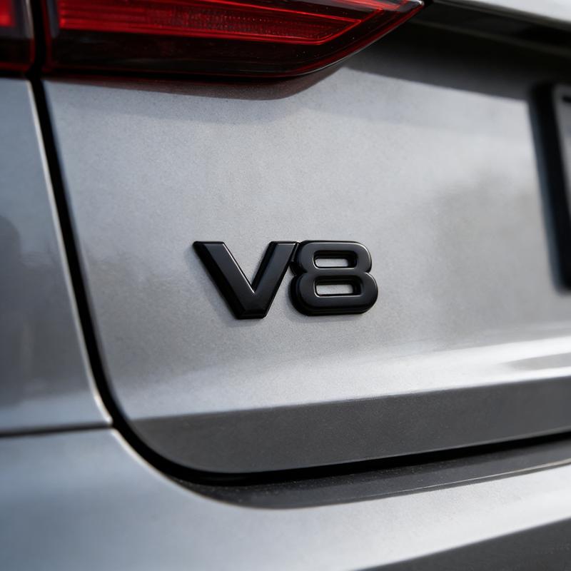3D Premium V8 Motor Hubraum Emblem Für Auto Seitenflügel Haube Kotflügel Kofferraum Heckklappe Aufkleber Namensschild Abzeichen Sticker