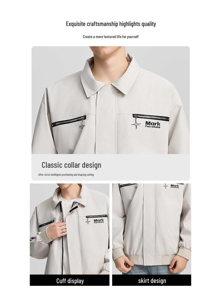 Mark Fairwhale Herren Lässige Trendjacke